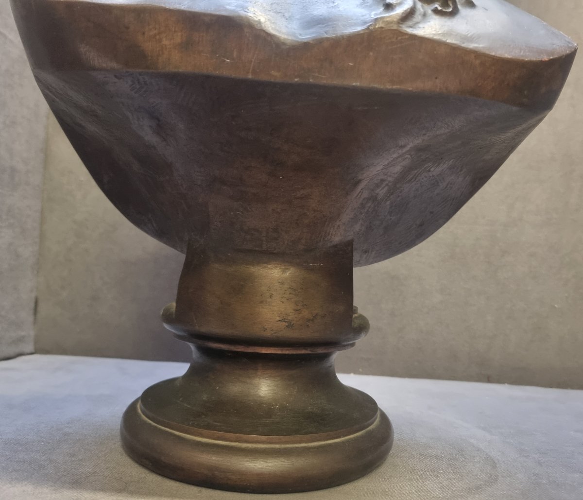 BUSTE FÉMININ EN BRONZE - FRANCE - MILIEU DU XIXe SIÈCLE-photo-4