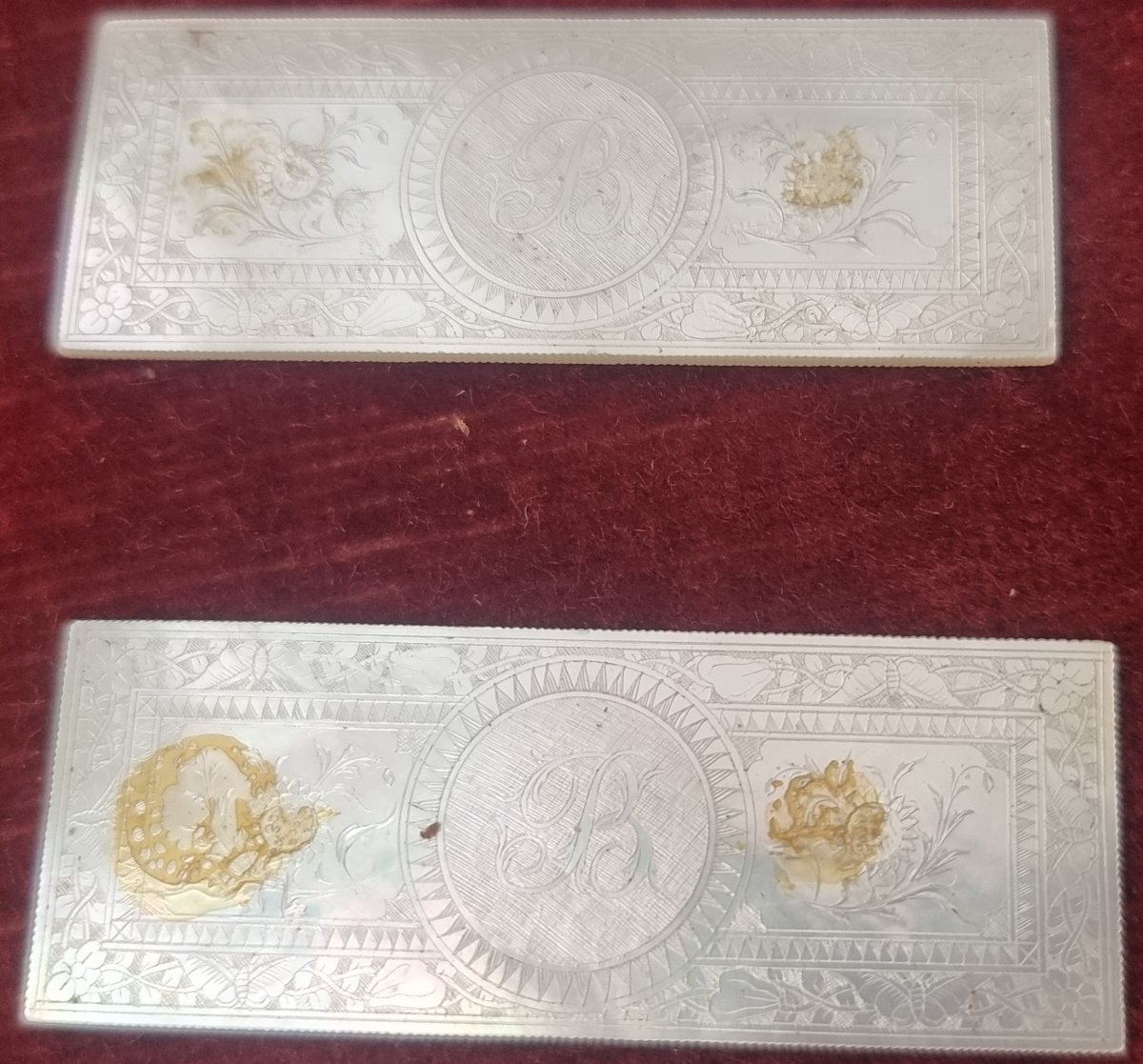 35 FICHES EN NACRE - CHINE - FIN DU XIXe SIÈCLE-photo-2