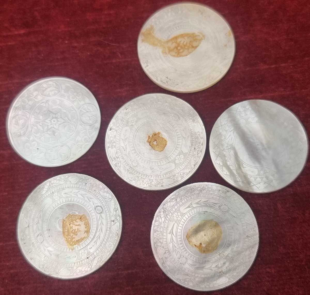 35 FICHES EN NACRE - CHINE - FIN DU XIXe SIÈCLE-photo-4