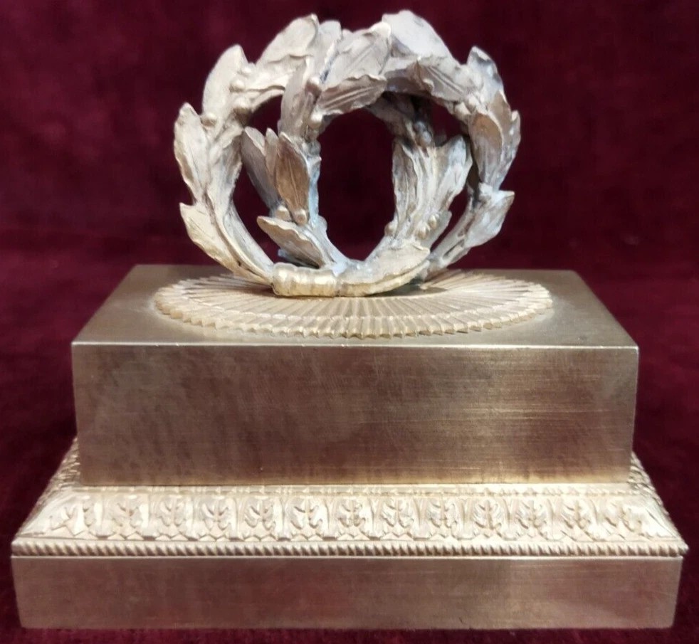 Encrier en bronze  XIXe siècle - Empire  France