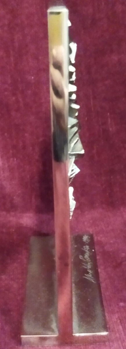 SCULPTURE ABSTRAITE EN BRONZE  ARNALDO POMODORO  "Together for Peace Foundation" - 1996-photo-2