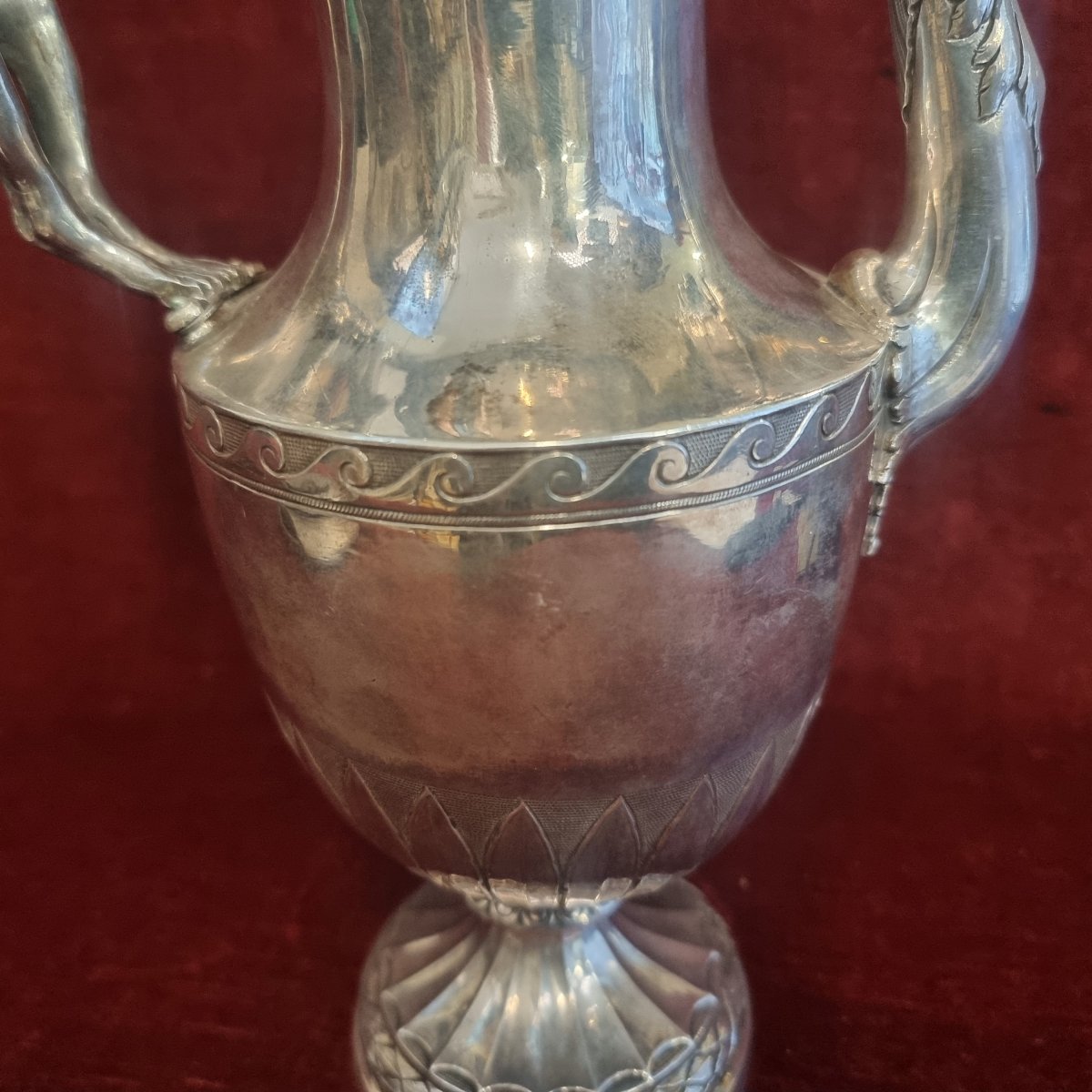 Cafetière en argent - Rome - Début du XIXe siècle-photo-3