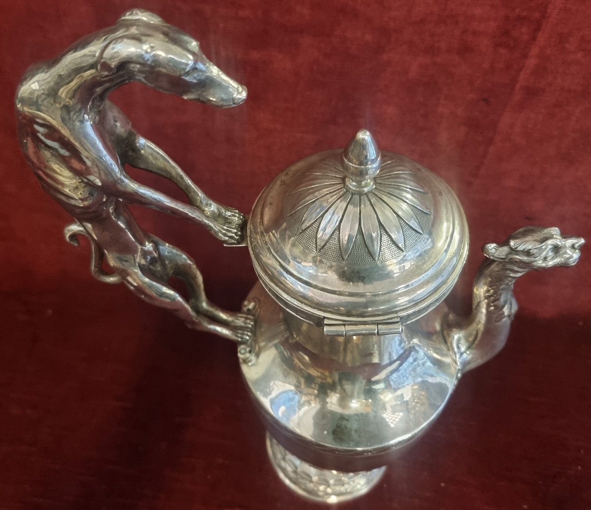 Cafetière en argent - Rome - Début du XIXe siècle-photo-4
