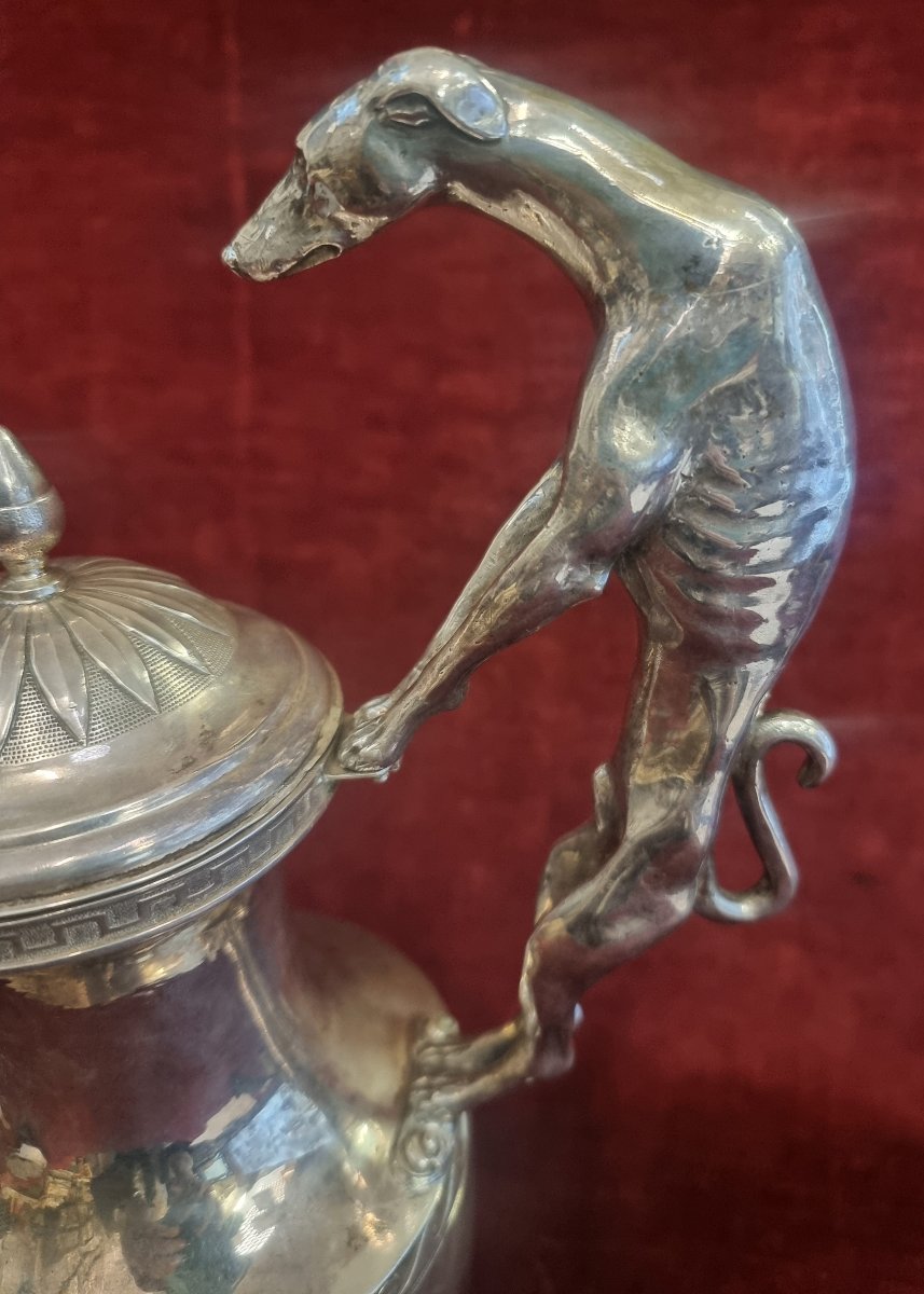 Cafetière en argent - Rome - Début du XIXe siècle-photo-5