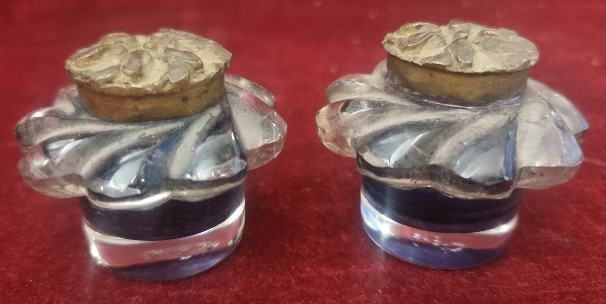  ENCRIER + 2 BOUGEOIRS EN BRONZE - FRANCE - DÉBUT DU XIXe SIÈCLE-photo-3