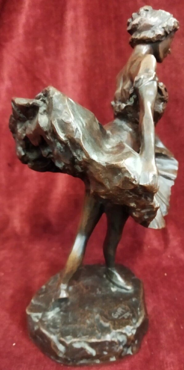 SCULPTURE EN BRONZE - BALLERINE -  CHARLES GIR (1883-1941)-photo-3