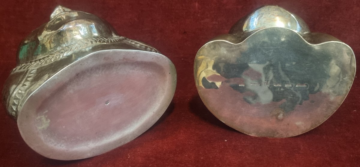 PAIRE DE VASES EN ARGENT (800 et 925) - PÉROU - DÉBUT DU XXe SIÈCLE-photo-2