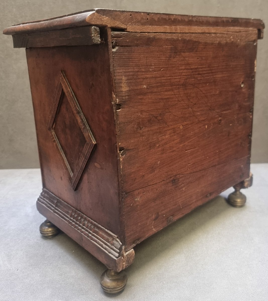 Maquette de Commode lombarde - XVIIe siècle-photo-3