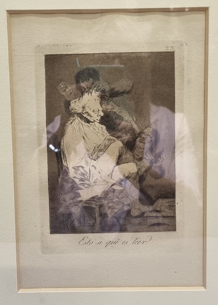 10 Framed Engravings - Capricci By Francisco Goya - 5th Edition, 1898-photo-2
