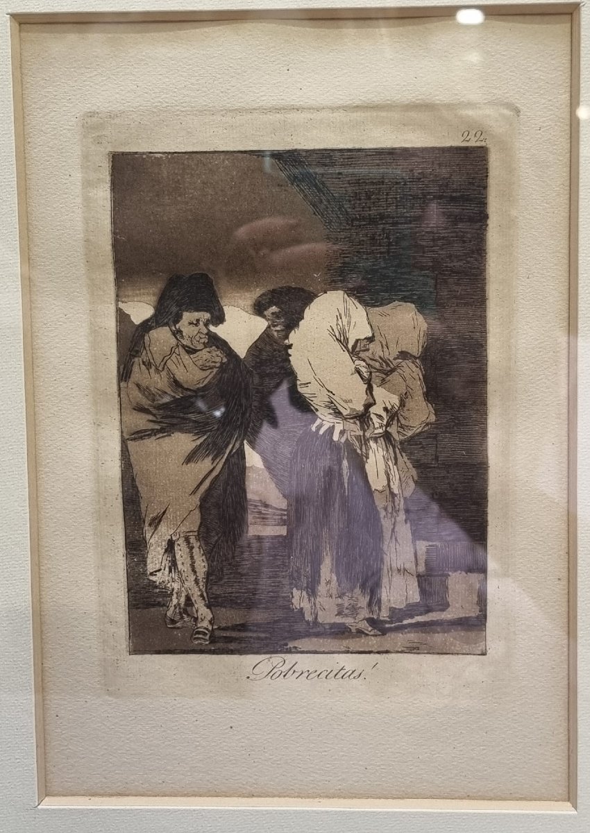 10 Framed Engravings - Capricci By Francisco Goya - 5th Edition, 1898-photo-3