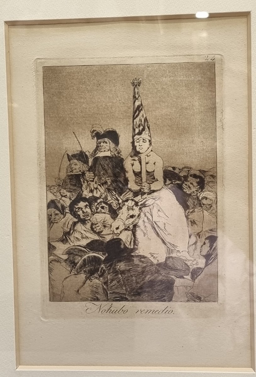 10 Framed Engravings - Capricci By Francisco Goya - 5th Edition, 1898-photo-3