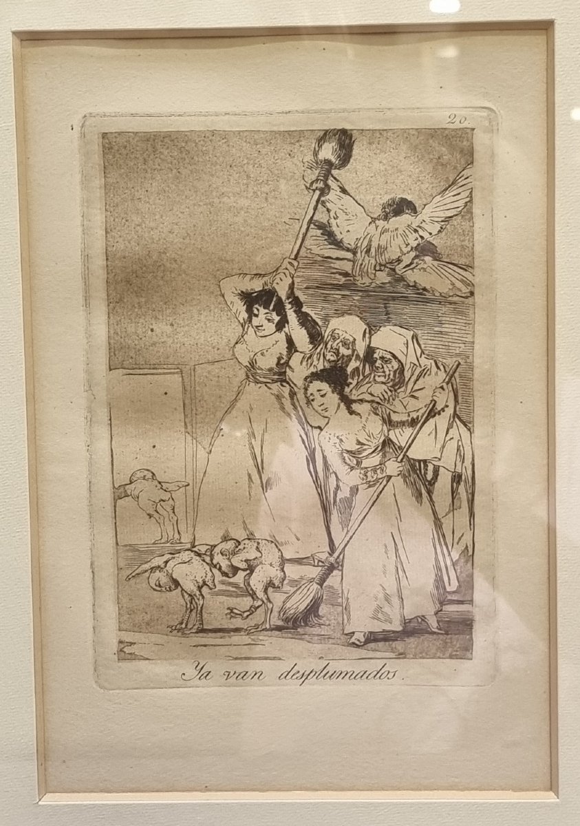 10 Framed Engravings - Capricci By Francisco Goya - 5th Edition, 1898-photo-4