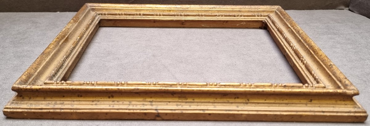 Gold-plated Wooden Frame - Salvador Rosa Model - Early 18th Century - Central Italy-photo-1