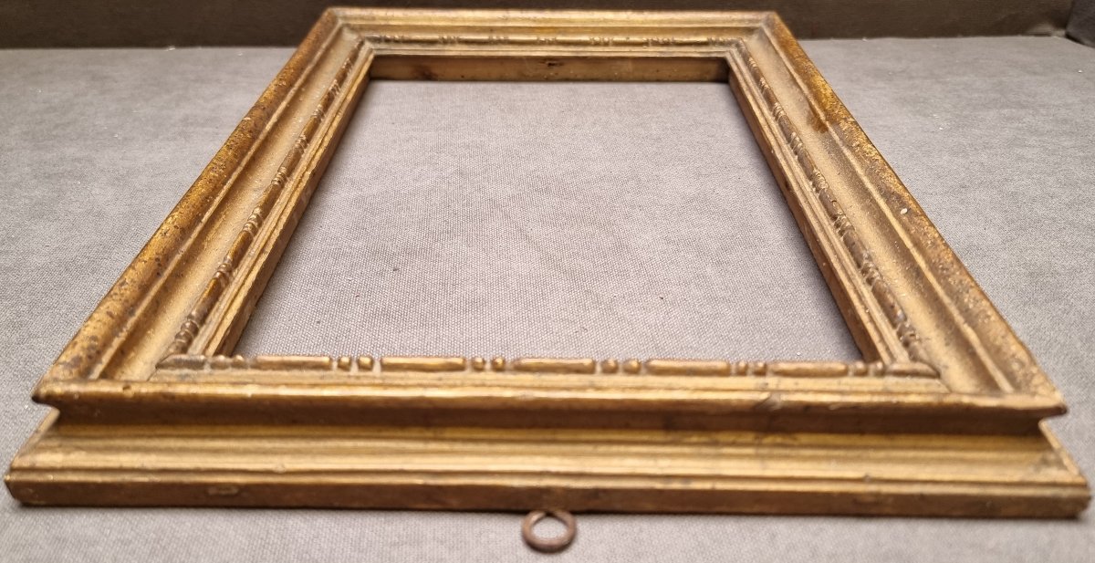 Gold-plated Wooden Frame - Salvador Rosa Model - Early 18th Century - Central Italy-photo-2