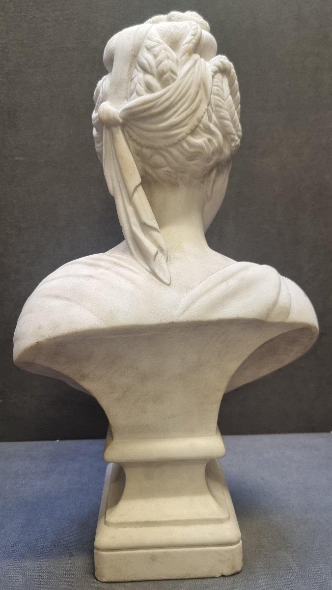 SCULPTURE EN MARBRE - BUSTE DE DIANE DE POITIER - XIXe SIÈCLE-photo-3