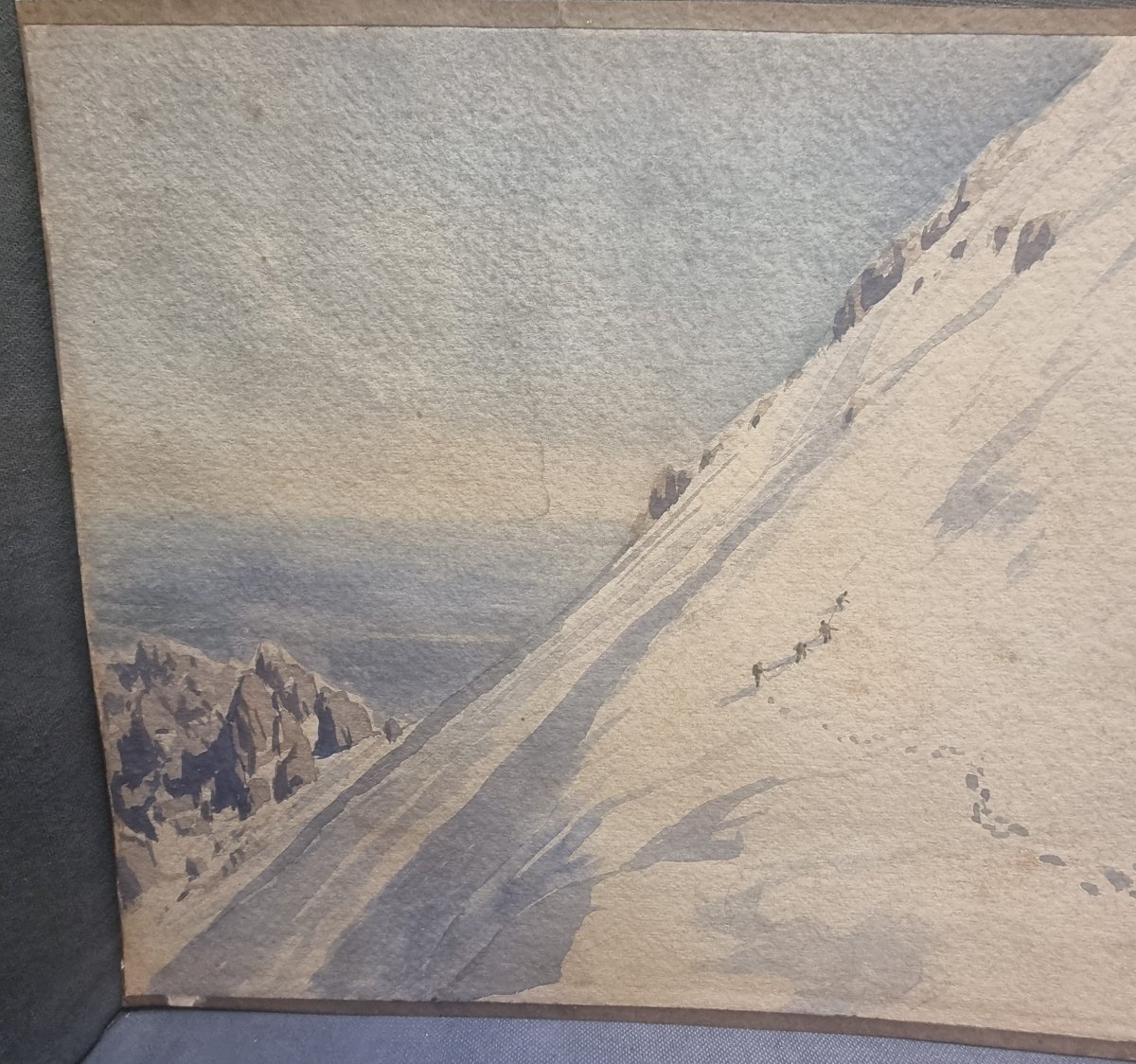Watercolor Landscape Of Abruzzo - Enrico Coleman (1846–1911)-photo-2