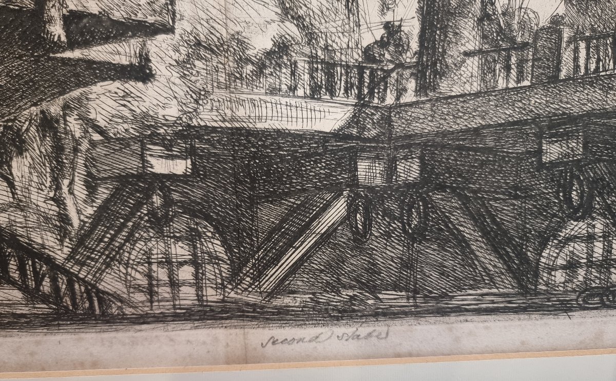 Gravure - Prisons de Piranesi - Seconde édition, Première édition française - Début du XIXe s-photo-1
