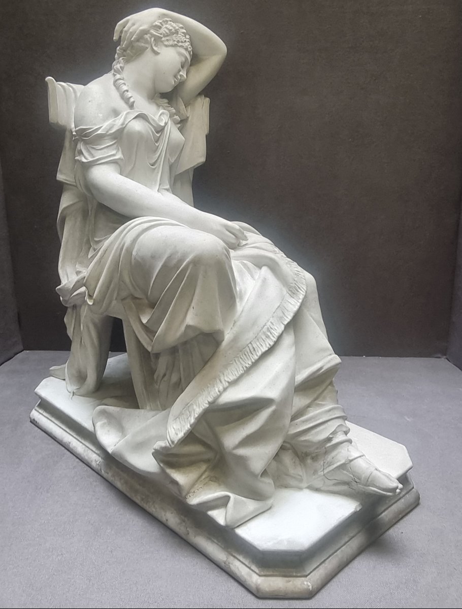 Sculpture en biscuit - Style néoclassique - Début du XIXe siècle - Allemagne - PENELOPE