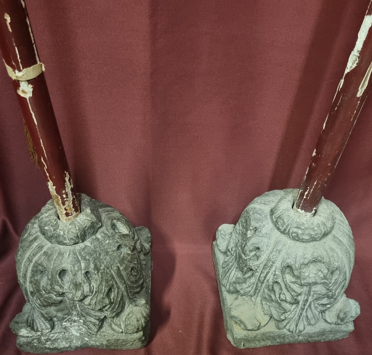 PAIRE DE LANTERNES VÉNITIENNES – PREMIÈRE MOITIÉ DU XVIIIe SIÈCLE-photo-1