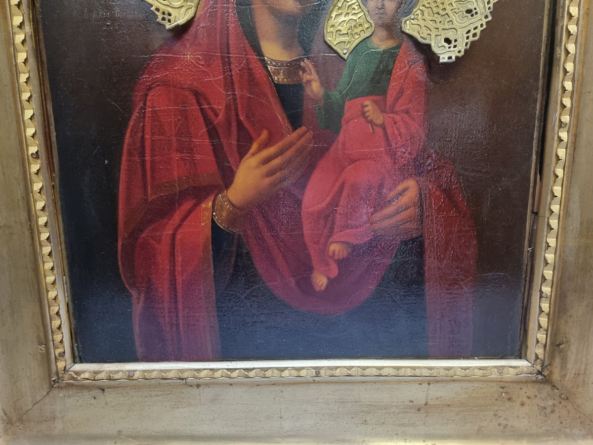 Pair Of Oil Paintings On Wood - Eastern Europe - Mid-19th Century-photo-4