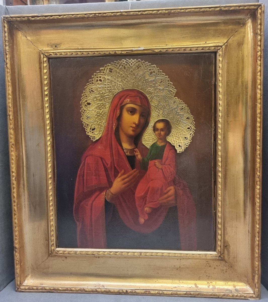 Pair Of Oil Paintings On Wood - Eastern Europe - Mid-19th Century
