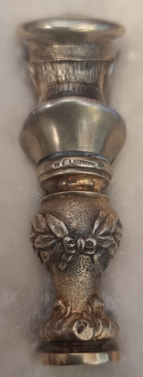POINÇON EN ARGENT VERMEIL - FABERGE - SECONDE MOITIÉ DU XXe SIÈCLE-photo-4