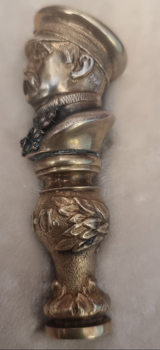 POINÇON EN ARGENT VERMEIL - FABERGE - SECONDE MOITIÉ DU XXe SIÈCLE-photo-1