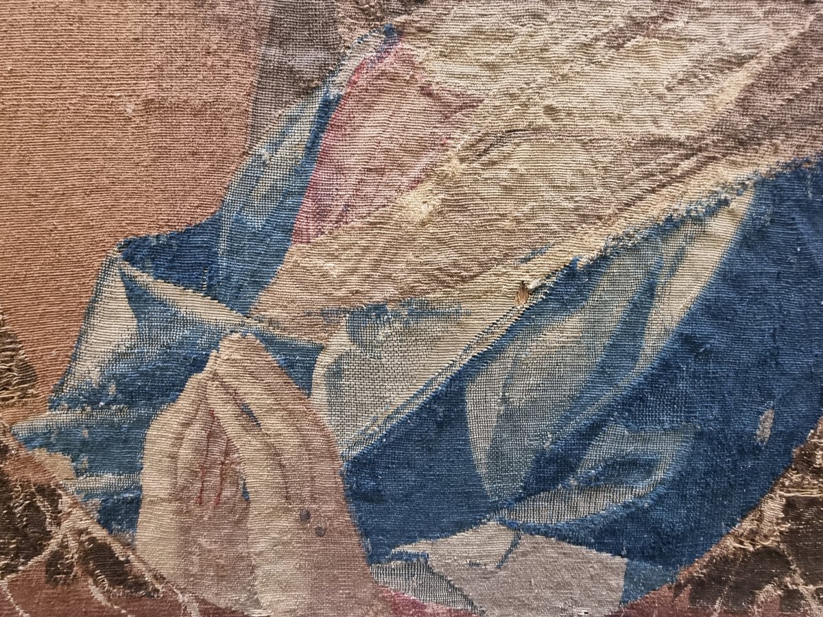 Tapisserie représentant la Vierge Marie - MTapisseries San Michele (Rome) - XVIII siècle-photo-4