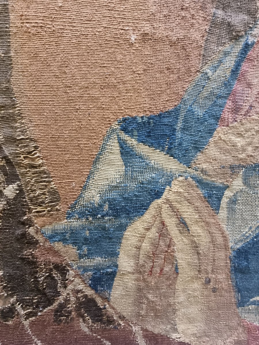 Tapisserie représentant la Vierge Marie - MTapisseries San Michele (Rome) - XVIII siècle-photo-2
