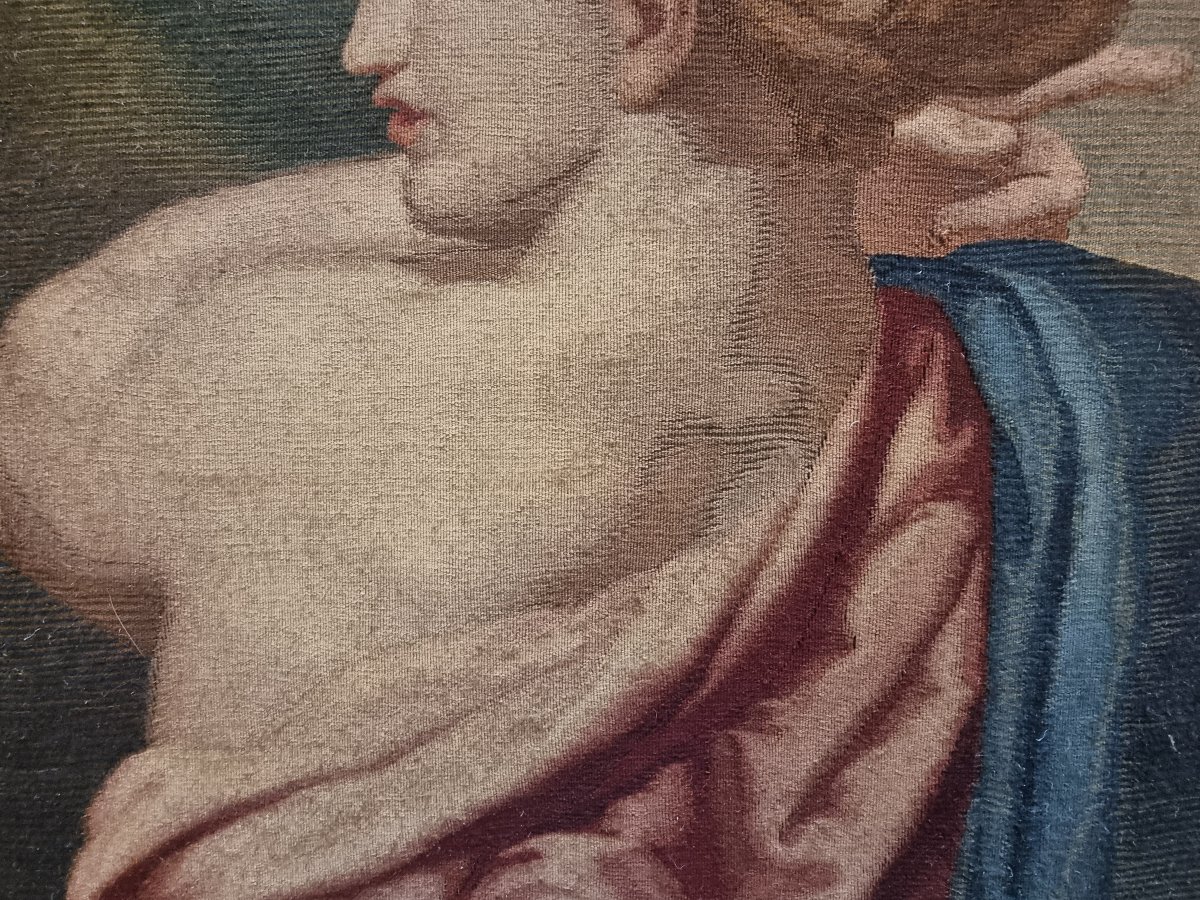 Tapisserie représentant Marie-Madeleine – Transfiguration de Raphaël Sanzio – XIX siècle-photo-3