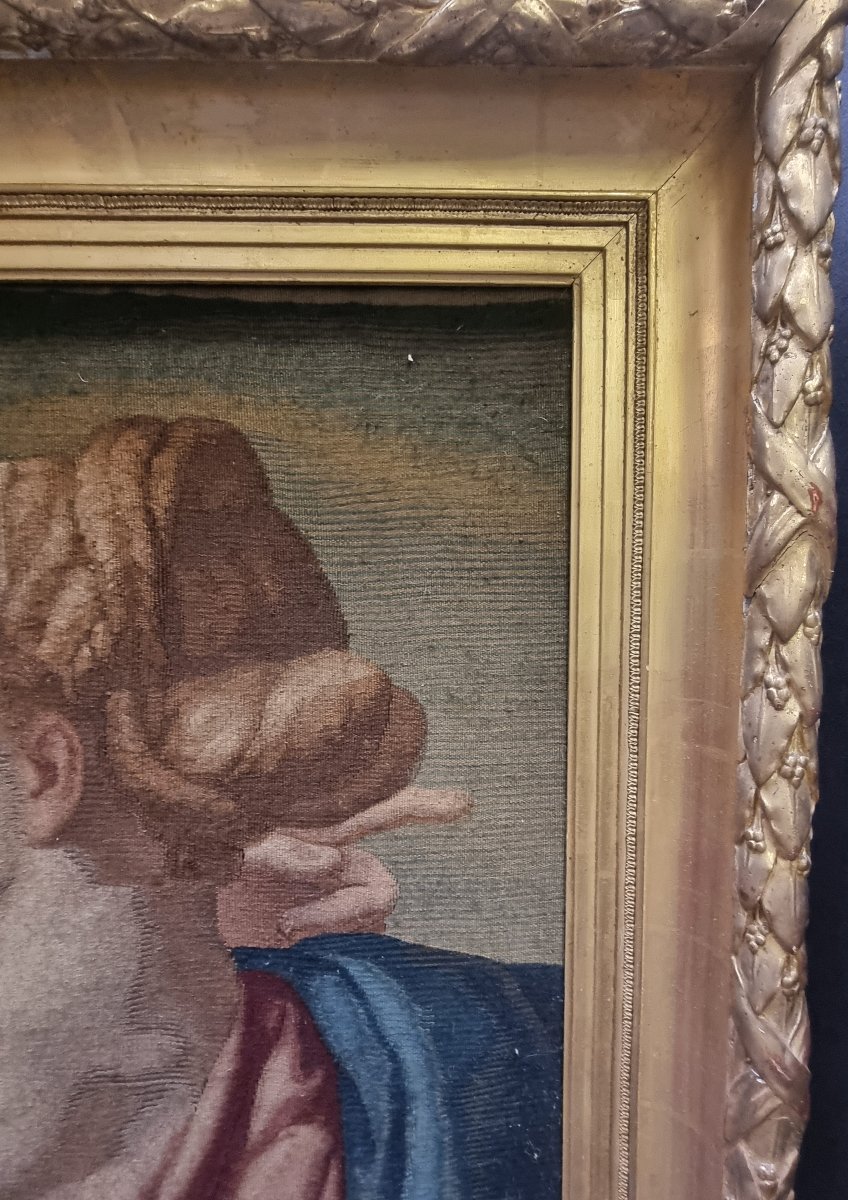 Tapisserie représentant Marie-Madeleine – Transfiguration de Raphaël Sanzio – XIX siècle-photo-1