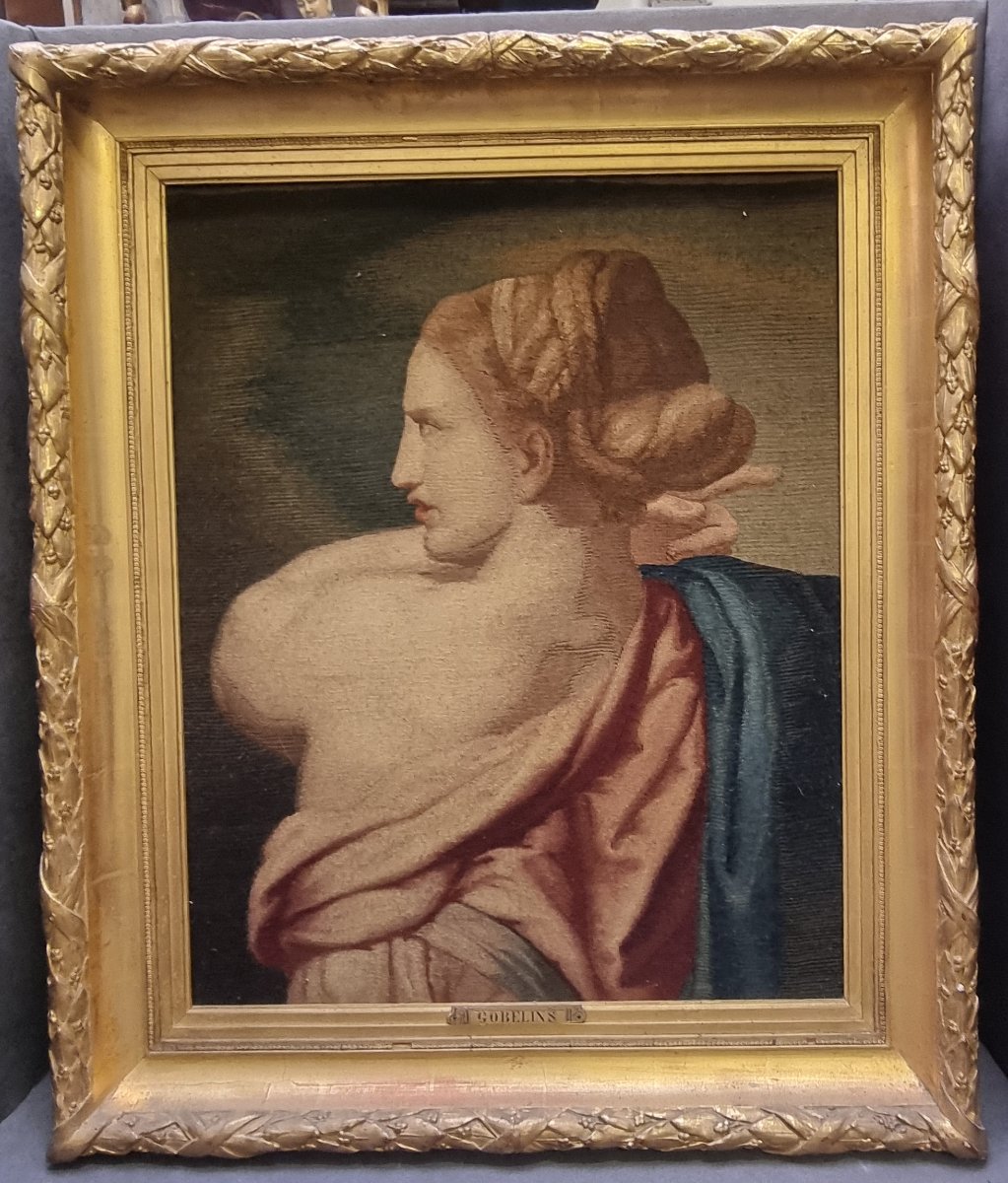 Tapisserie représentant Marie-Madeleine – Transfiguration de Raphaël Sanzio – XIX siècle