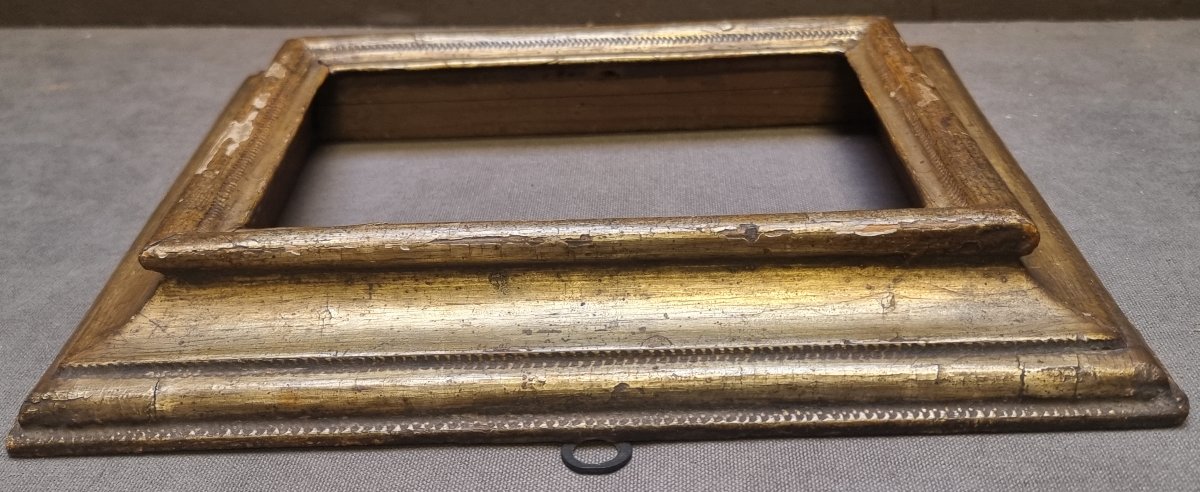 Small Silver-plated Wooden Frame From Mecca - 17th Century - Southern Italy-photo-4