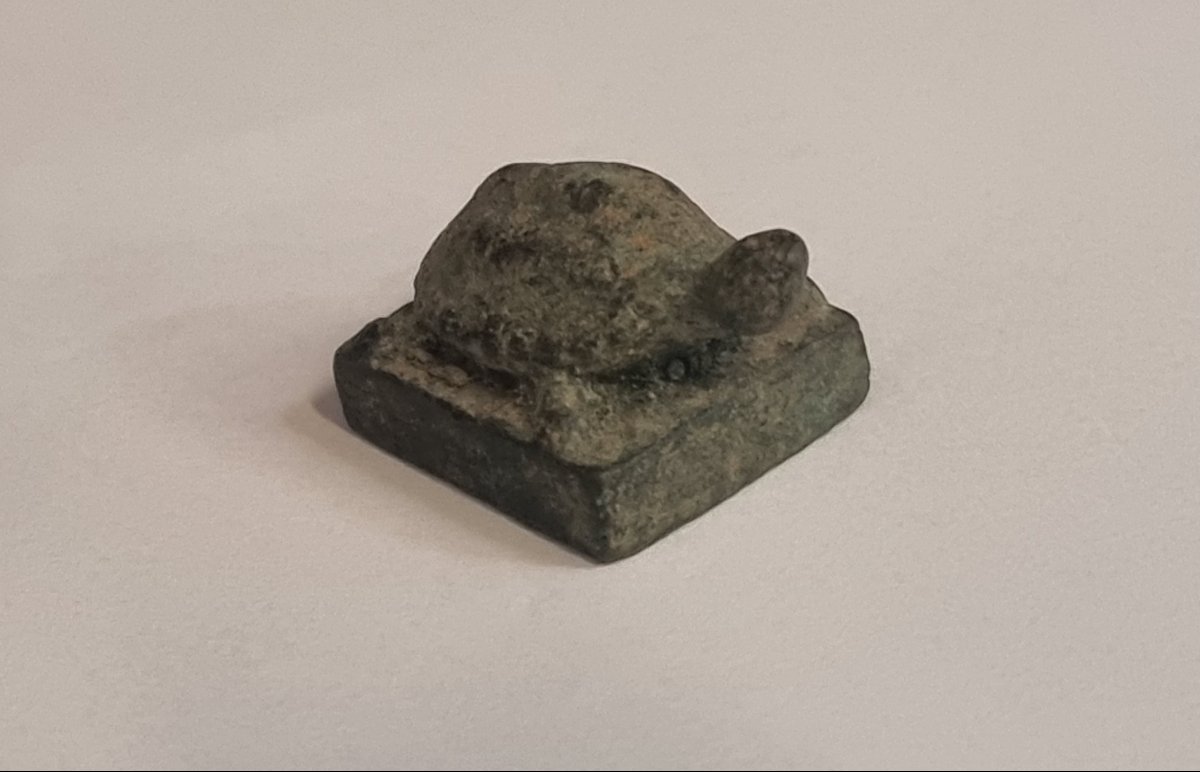 Sceau ancien en bronze chinois – Tortue