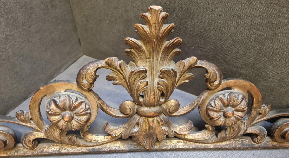 Carved And Gilded Wooden Furniture - Mid-19th Century-photo-3