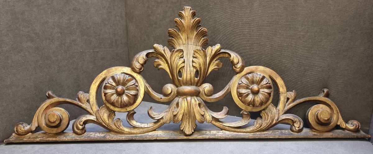 Carved And Gilded Wooden Furniture - Mid-19th Century