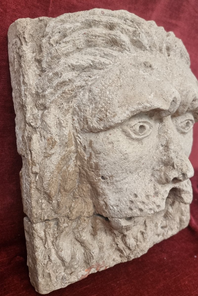 Stone Fountain - Lion's Head - Central Italy, 17th Century-photo-3