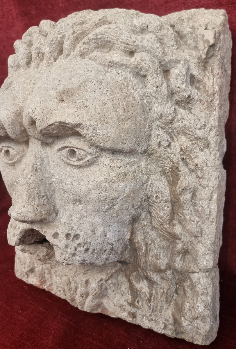 Stone Fountain - Lion's Head - Central Italy, 17th Century-photo-4
