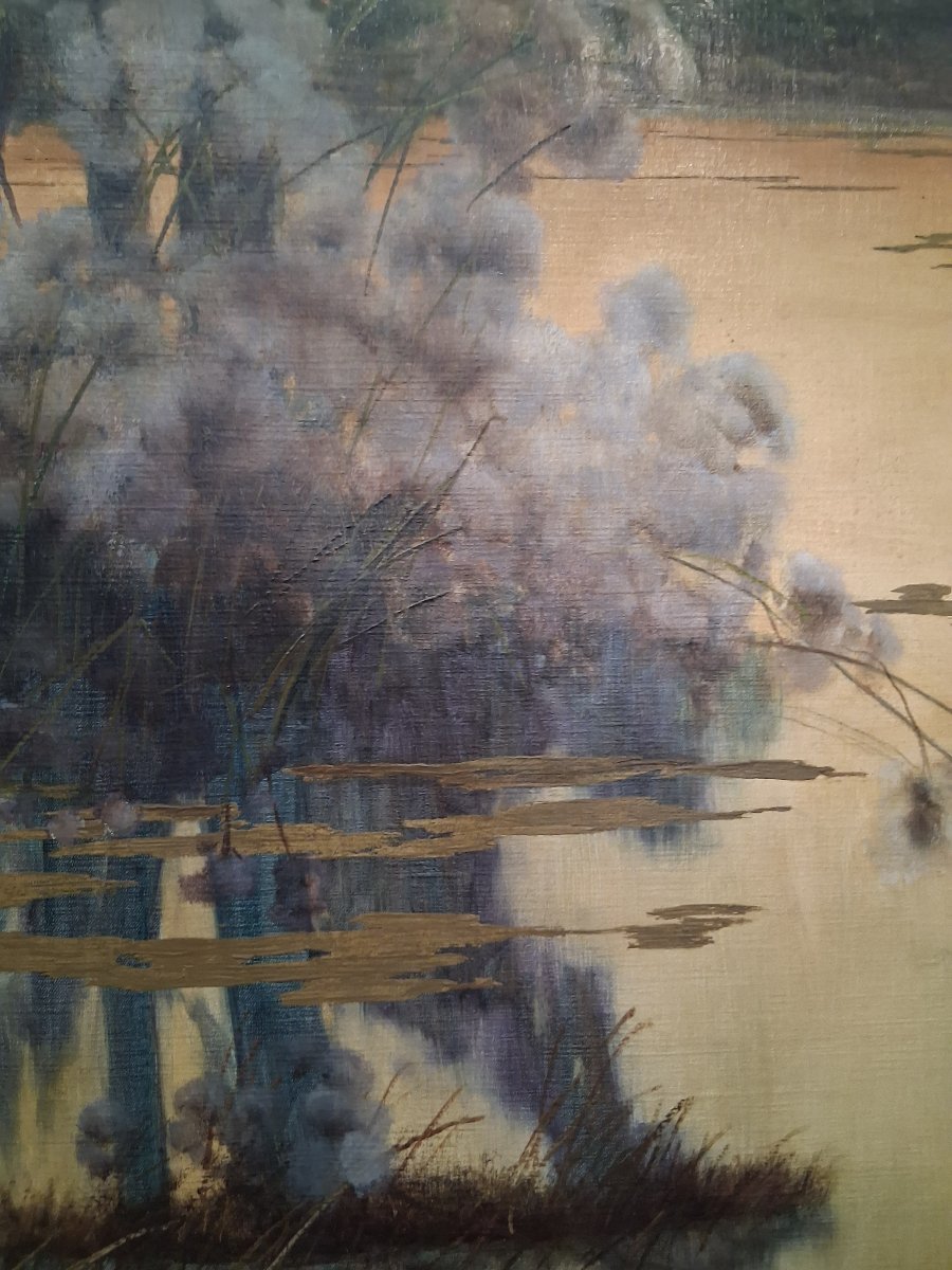 Oil On Canvas, 1893 - Landscape - Enrique Serra (barcelona, 1858 – Rome, 1918)-photo-1
