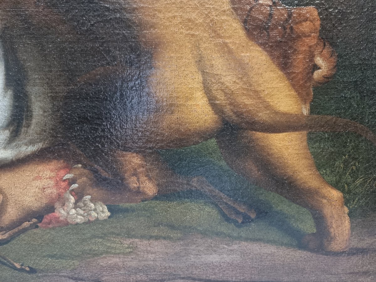 Huile sur toile - Animaux - France, seconde moitié du XIXe siècle-photo-1