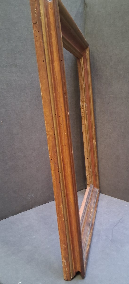Cadre en bois dorée et laquée - Salvador Rosa - XVIIIe siècle-photo-3
