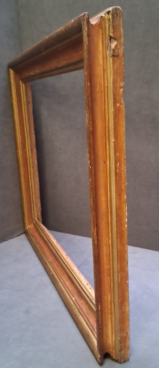 Cadre en bois dorée et laquée - Salvador Rosa - XVIIIe siècle-photo-1
