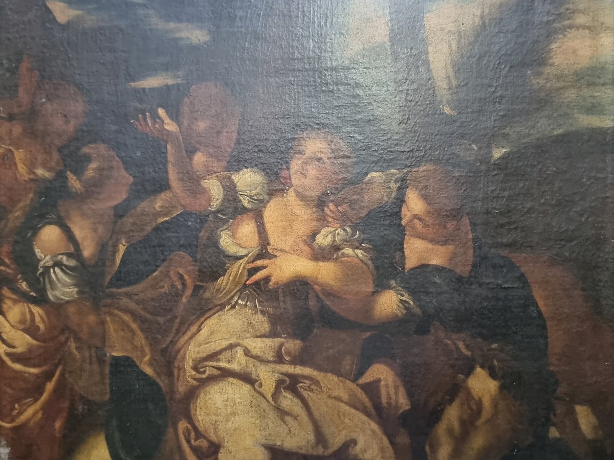 Oil On Canvas - Allegory Of Europe, 17th-century Copy From The Veronese School-photo-4