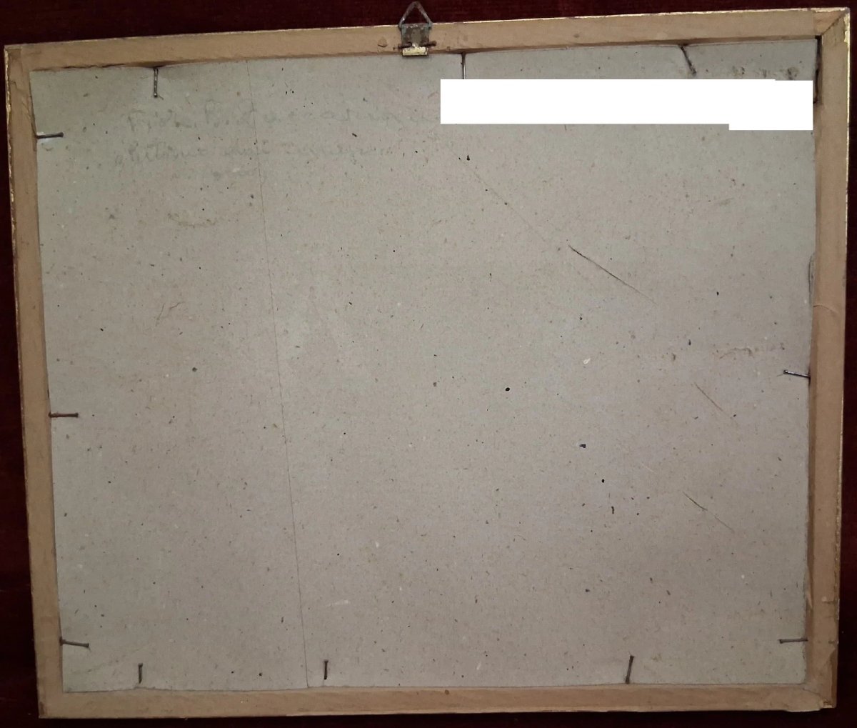 PAIRE DE TABLEAUX À L'HUILE -  FIORE BRUSTOLIN ZACCARIAN (1901-1995)-photo-4
