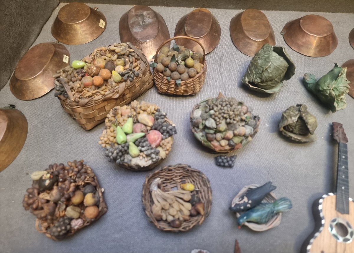 Lot Of Neapolitan Nativity Scene Figures From The 18th Century To The Early 20th Century-photo-2