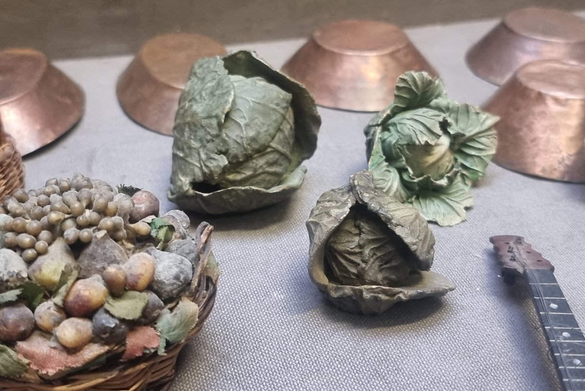 Lot Of Neapolitan Nativity Scene Figures From The 18th Century To The Early 20th Century-photo-5