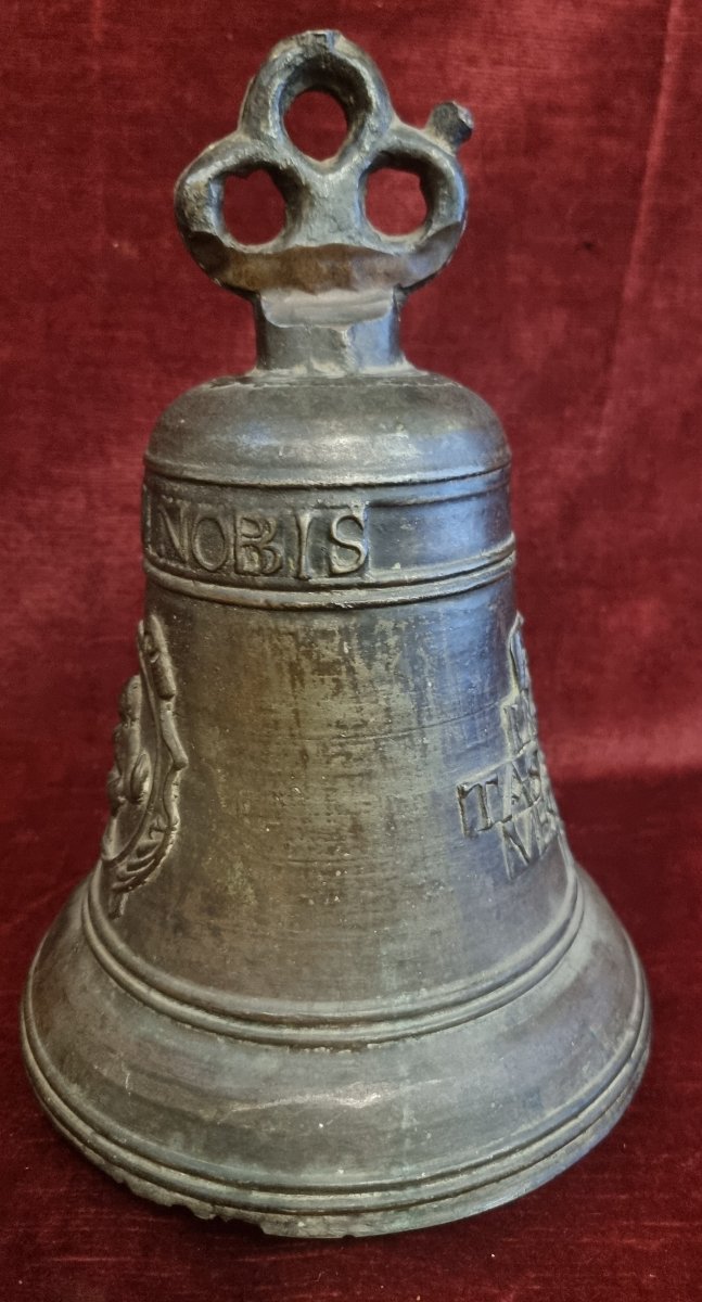 Cloche en bronze -  ATTOLLITE PORTAS PRINCIPES VESTROS A D 1712-photo-3