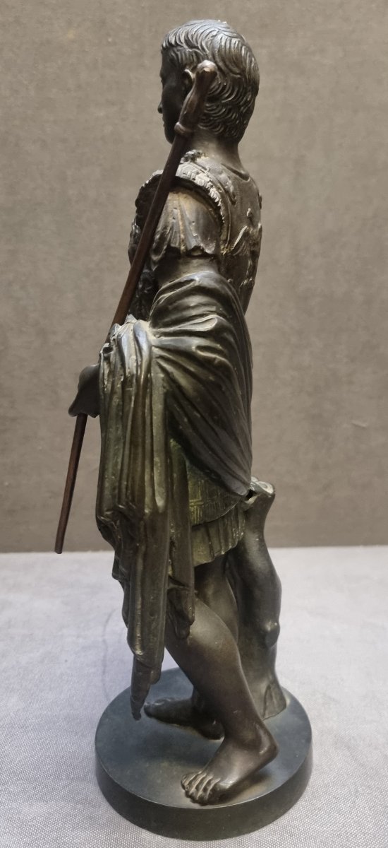 Bronze Sculpture Depicting Emperor Caesar Octavian Augustus-photo-4