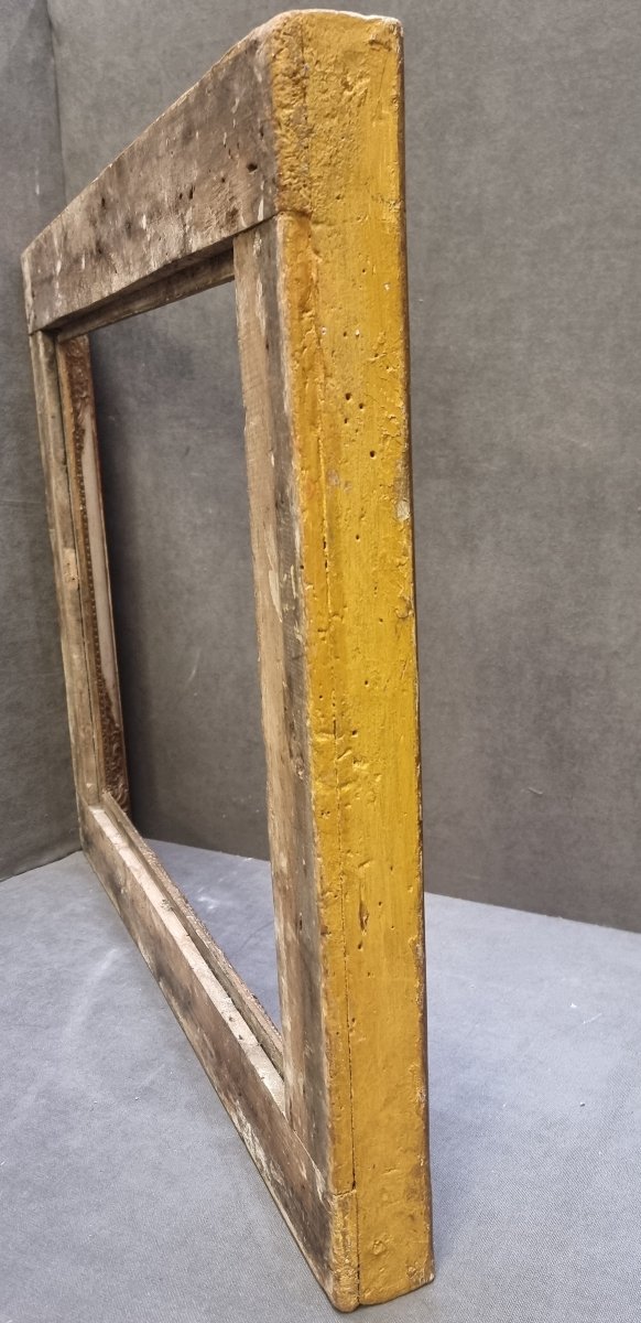 CADRE EN BOIS DORÉ ET LAQUÉ - FRANCE, XIXe SIÈCLE-photo-4