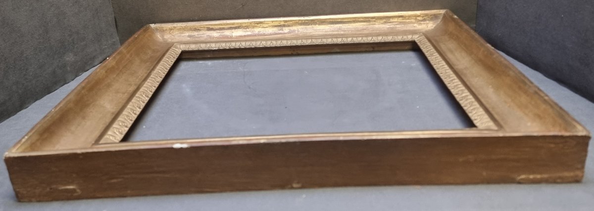 Neoclassical Gilded Wooden Frame - Italy, Early 19th Century-photo-4